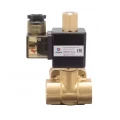 Изображение товара Клапан электромагнитный Росма СК-21-ВД G1 1/2 Ду40 Ру16 латунный, нормально-открытый, непрямого действия, мембрана - NBR, с катушкой 220В