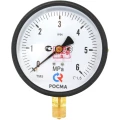 Изображение товара Манометр радиальный Росма ТМ-510Р IP54 0-6 МПа 100 мм М20х1.5 общетехнический