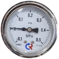 Изображение товара Мановакуумметр осевой Росма ТМВ-320Т.00 с гидрозаполнением