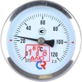 Изображение товара Термометр осевой Росма БТ-31.211 биметаллический до 120°C G1/2 сталь