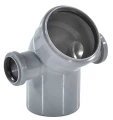 Изображение товара Отвод полипропиленовый РосТурПласт Дн110x50x50 угол 87.5° для внутренней канализации
