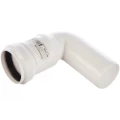 Изображение товара Отвод полипропиленовый РосТурПласт Дн32 угол 87˚30' для бесшумной канализации, безнапорный, внутренний, белый