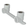 Изображение товара Комплект для смесителя PP-R РосТурПласт Дн25х1/2 Ру25 НР белый