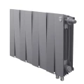 Изображение товара Радиатор биметаллический Royal Thermo PianoForte 300 Silver Satin VDR 14 секций