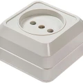 Изображение товара Розетка IN HOME Bolleto 1-местная для открытой установки 16А, IP20, цвет - белый