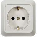 Изображение товара Розетка IN HOME Bolleto 1-местная накладная с заземлением белая