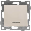 Изображение товара Выключатель одноклавишный GUSI ELECTRIC Bravo 10А IP20 с индикацией бежевый