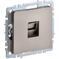 Изображение товара Розетка компьютерная IEK BRITE скрытой установки RJ45 кат.5E шампань