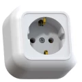 Изображение товара Розетка Кунцево-Электро Валентина 1-местная для открытой установки 16А