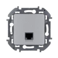 Изображение товара Розетка компьютерная Legrand Inspiria RJ45 кат.5E, UTP, цвет - алюминий