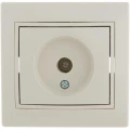 Изображение товара Розетка телевизионная LEZARD Mira TV оконечная скрытой установки, цвет - кремовый