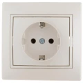 Изображение товара Розетка LEZARD 1-местная для скрытой установки 16А IP20 жемчужно-белый