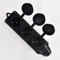 Изображение товара Колодка удлинителя LEZARD Accessories 3 гнезда IP44 16А черный