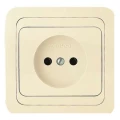 Изображение товара Розетка Makel Mimoza 1-местная для скрытой установки IP20 кремовая Турция