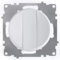 Изображение товара Выключатель трехклавишный OneKeyElectro СП Florence 10А, IP20, механизм, цвет - белый