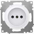 Изображение товара Розетка OneKeyElectro Florence 1-местная IP20 без заземления для скрытой установки белая