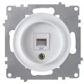 Изображение товара Розетка компьютерная OneKeyElectro Florence 1-местная скрытой установки RJ45 кат.5E, механизм, цвет - белый