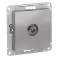 Изображение товара Розетка телевизионная AtlasDesign Systeme Electric выдвижной механизм алюминий 1-местная