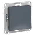 Изображение товара Выключатель одноклавишный Systeme Electric СП AtlasDesign 10А с самовозвратом, механизм, IP20, схема 1, цвет - грифель