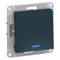 Изображение товара Выключатель одноклавишный Systeme Electric СП AtlasDesign 10А с подсветкой IP20 изумруд
