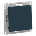 Изображение товара Переключатель одноклавишный Systeme Electric AtlasDesign 10А проходной скрытой установки, IP20 схема 6 10AX, механизм, цвет - изумруд