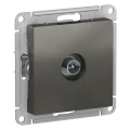 Изображение товара Розетка телевизионная Systeme Electric AtlasDesign TV коннектор, механизм, цвет - сталь