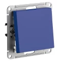 Изображение товара Выключатель одноклавишный Systeme Electric AtlasDesign 10AX схема 1 аквамарин