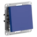 Изображение товара Переключатель одноклавишный Systeme Electric AtlasDesign схема 6 10AX, механизм, цвет - аквамарин