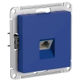 Изображение товара Розетка компьютерная Systeme Electric AtlasDesign RJ45 кат.5E, механизм, цвет - аквамарин ATN001183