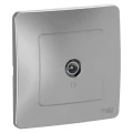 Изображение товара Розетка телевизионная Systeme Electric Blanca TV 1-местная для скрытой установки алюминий