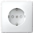 Изображение товара Розетка Systeme Electric ArtGallery 16А с заземлением и шторками белая