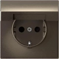 Изображение товара Розетка Systeme Electric ArtGallery 16А мокко с заземлением и крышкой