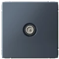Изображение товара Розетка телевизионная Systeme Electric ArtGallery 1-местная для скрытой установки оконечная TV 1дБ, механизм, цвет - грифель