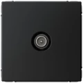 Изображение товара Розетка телевизионная Systeme Electric ArtGallery 1-местная для скрытой установки оконечная TV 1дБ, механизм, цвет - карбон