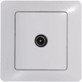 Изображение товара Розетка телевизионная Systeme Electric Glossa проходная TV 1-местная скрытой установки 4дБ, механизм, цвет - белый