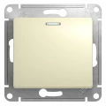 Изображение товара Переключатель одноклавишный Systeme Electric Glossa с подсветкой бежевый 10А IP20