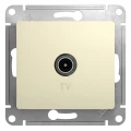 Изображение товара Розетка телевизионная Systeme Electric Glossa TV коннектор, механизм, цвет - бежевый