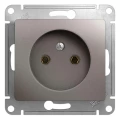 Изображение товара Розетка Systeme Electric Glossa 1-местная скрытая установка 16А IP20 серый