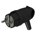 Изображение товара Вилка угловая Systeme Electric MultiSet 16А 250В IP44 без заземления Черная