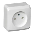 Изображение товара Розетка Systeme Electric Этюд 1-местная для открытой установки 16А Белая IP20