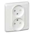 Изображение товара Розетка Systeme Electric Этюд двухместная IP20 для скрытой установки 16А белая