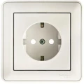 Изображение товара Розетка Systeme Electric W59 1-местная для скрытой установки IP20 с заземлением белая