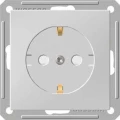 Изображение товара Розетка Systeme Electric W59 1-местная скрытая установка IP20 с заземлением белая