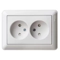 Изображение товара Розетка Systeme Electric W59 двойная скрытая 16А белая
