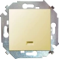 Изображение товара Выключатель одноклавишный Simon 15 скрытой установки 16А IP20 с подсветкой слоновая кость