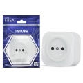 Изображение товара Розетка TOKOV ELECTRIC Frea 1-местная для открытой установки 16А IP20 Белый