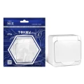 Изображение товара Розетка TOKOV ELECTRIC Nix 1-местная для открытой установки 16А, IP54 250В с заземлением с крышкой, цвет - белый