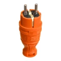 Изображение товара Вилка прямая TOKOV ELECTRIC TKE-C 16А IP44, корпус каучук оранжевый