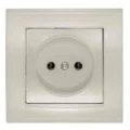 Изображение товара Розетка UNIVersal 1-местная для скрытой установки IP20 слоновая кость
