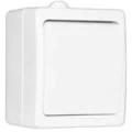 Изображение товара Переключатель одноклавишный UNIVersal Аллегро IP54 белый 10А для открытой установки